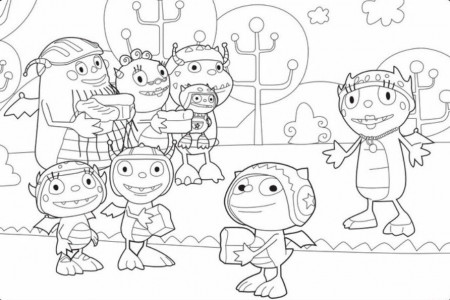 Kids-n-fun.com | 11 coloring pages of Henry Hugglemonster