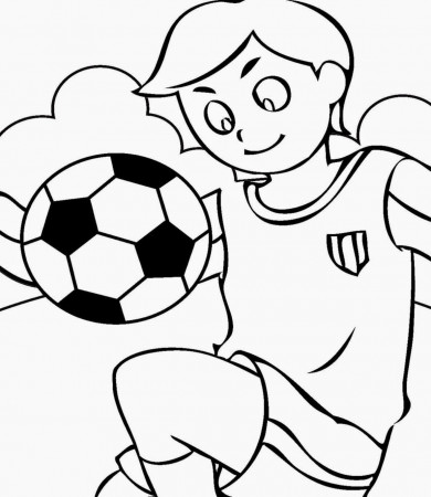 Soccer Coloring Sheets | Free Coloring Sheet