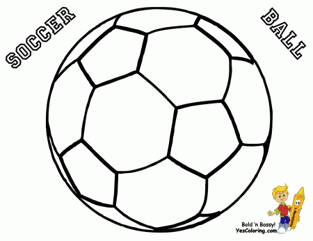 Kids Soccer Ball Coloring Yes - Colorine.net | #22274