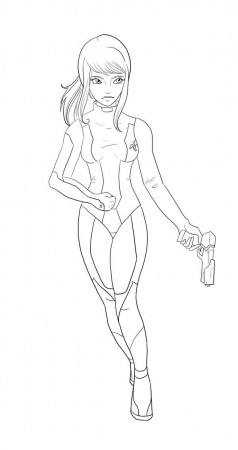 Samus - Coloring Pages for Kids and for Adults