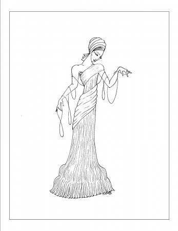 Art Deco Coloring Pages | S.Mac's Place to Be
