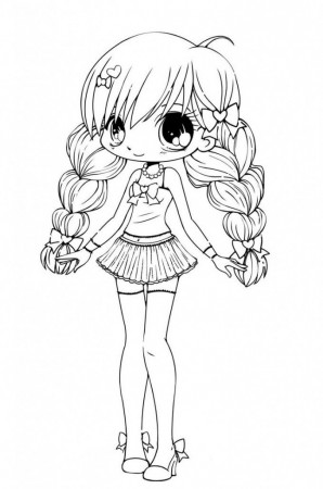 13 Pics of Easy Chibi Girl Coloring Pages - How to Draw Tangled ...