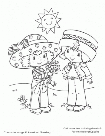 Strawberry Shortcake Coloring Pages: 18 Lovely Ideas