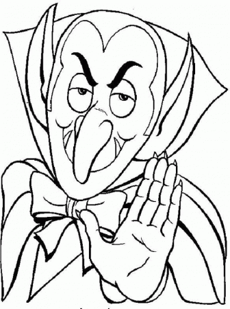 Count Dracula Coloring Pages - High Quality Coloring Pages