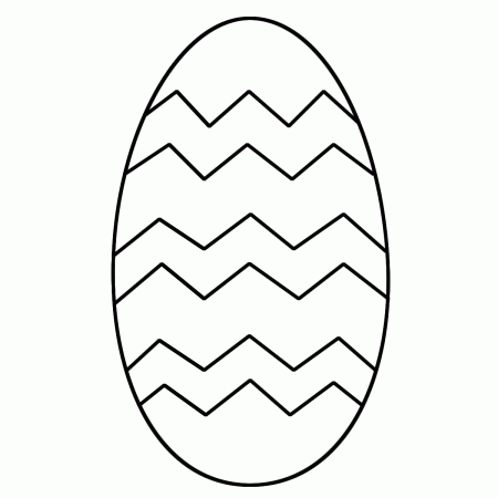 easter egg coloring pages free | Only Coloring Pages
