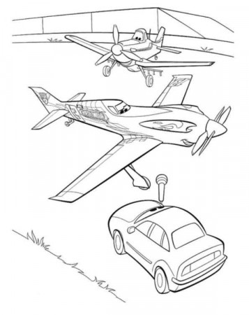 coloring page Planes - Dusty Ripslinger | Cool coloring ...