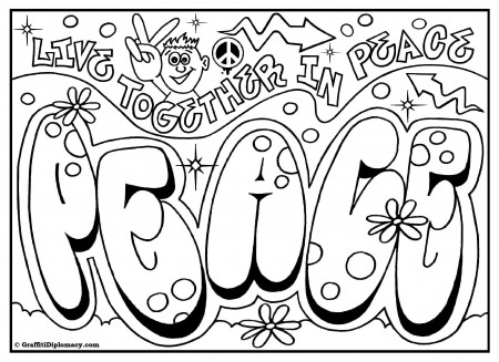 OMG! Another Graffiti Coloring Book of Room Signs - Learn to ...