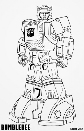 Coloring Pages Hello Kitty: Transformers Bumblebee coloring page