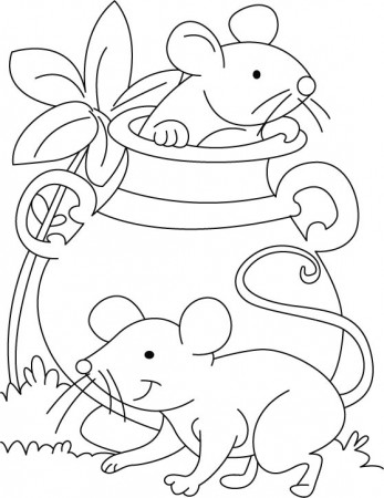 Mouse Coloring Pages | 360ColoringPages