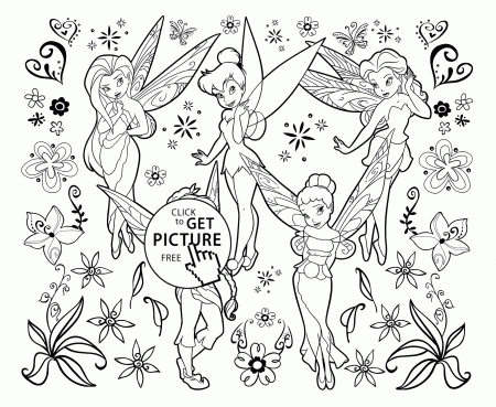 Beautiful Fairies coloring page for kids, for girls coloring pages ...