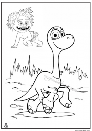 Good Dinosaur Coloring Pages free print