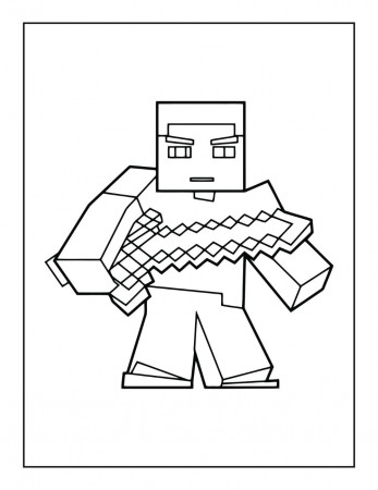 Free MINECRAFT Coloring Pages for Download (Printable PDF) - VerbNow