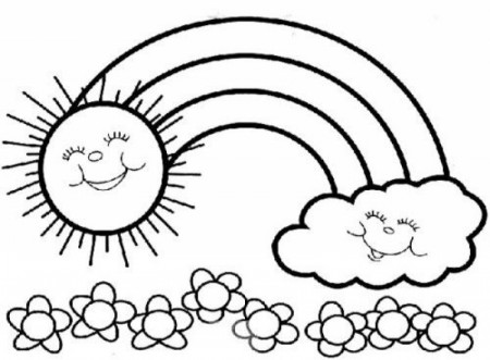 Sun Coloring Pages For Preschoolers at GetDrawings | Free download