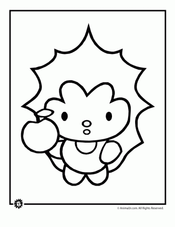 cute anime animals Colouring Pages (page 2)