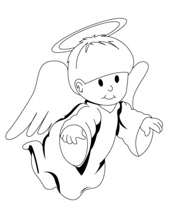 Coloring Pages: Free Printable Angel Coloring Pages For Kids Angel ...