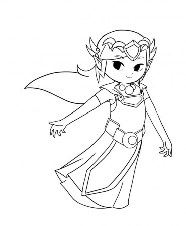 Toon Zelda Coloring Pages - High Quality Coloring Pages