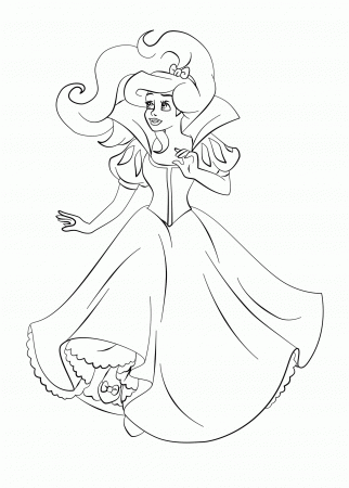 Printable Princess Ariel Coloring Pages - High Quality Coloring Pages