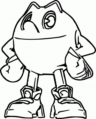 Pacman Coloring Pages To Print - Coloring Page