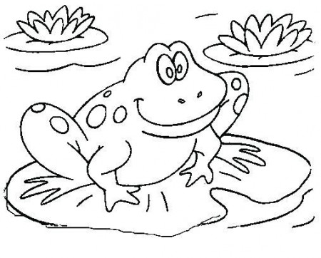 Frog Coloring Pages PDF Printable - Coloringfolder.com | Frog coloring pages,  Coloring books, Animal coloring pages