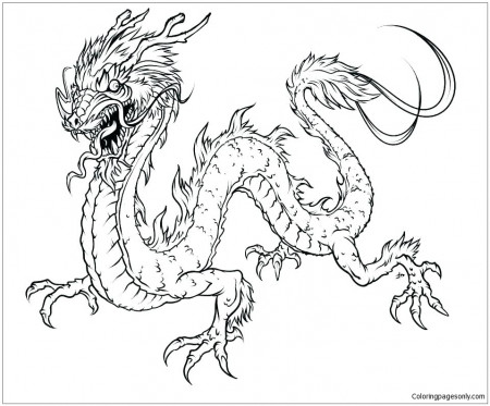 Insider Chinese Dragon Coloring Pages - Dragon Coloring Pages - Coloring  Pages For Kids And Adults