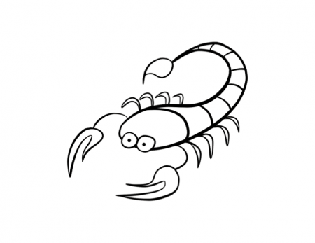 Scorpion coloring page | ColorDad
