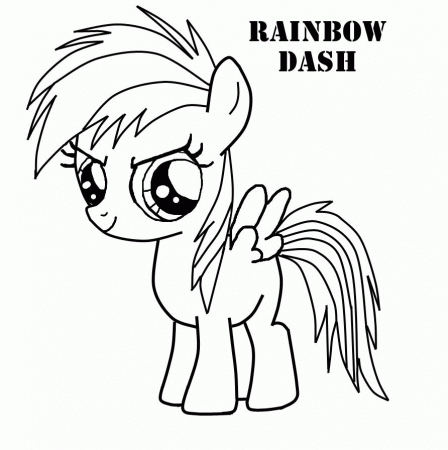 16 Free Pictures for: Rainbow Dash Coloring Page. Temoon.us