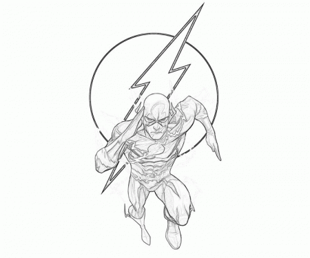 Take The Flash Superhero Coloring Pages Az Coloring Pages, New The ...