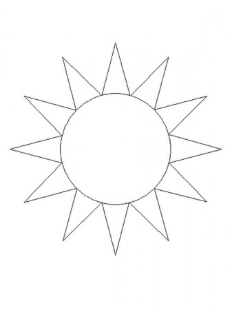 Coloring pages sun - picture 4