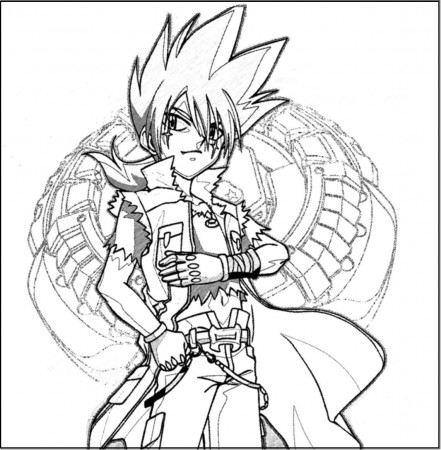 Beyblade Coloring Pages Print - Colors