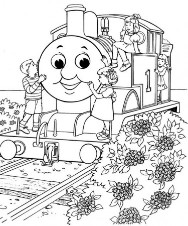 Kids-n-fun.com | 56 coloring pages of Thomas the Train