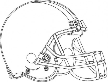 Cleveland Browns logo coloring page - Free coloring pages
