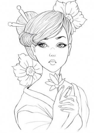 Girl Coloring Pages – coloring.rocks!