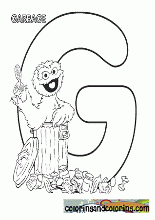 letter g sesame street coloring pages | Coloring and coloring