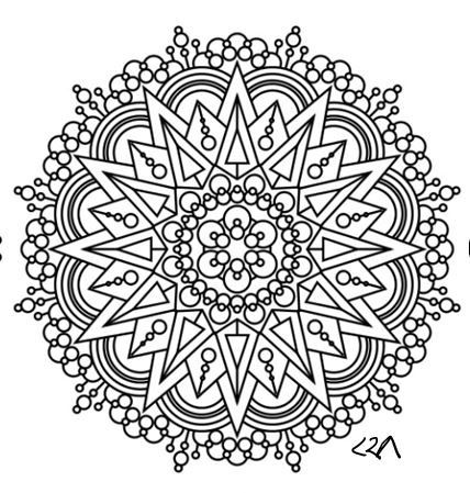 Mehndi - Coloring Pages for Kids and for Adults