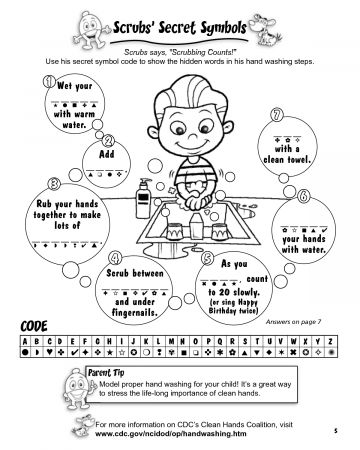 free hand washing coloring pages | Best Coloring Page Site