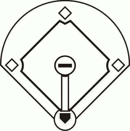 Baseball Diamond Coloring Pages - High Quality Coloring Pages