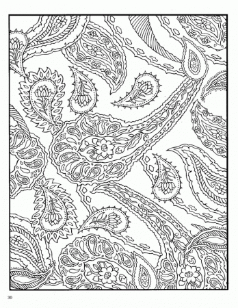 10 Pics of Paisley Pattern Coloring Pages - Paisley Designs ...