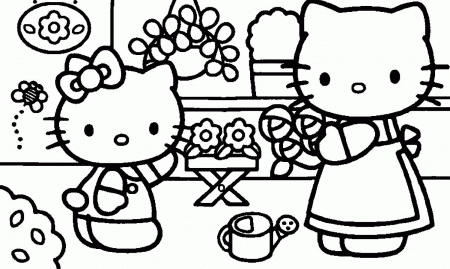 Hello Kitty Coloring Pages Online Perfect - Coloring pages