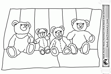 Free Teddy Bear Coloring Page,Toby's Free Teddy Bear Coloring ...