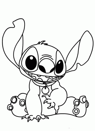 Stitch Smile Coloring Pages For Kids #etp : Printable Lilo ...