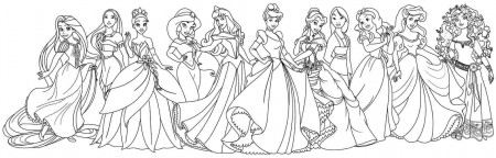 Free Disney Princess Coloring Pages Image 23 - VoteForVerde.com