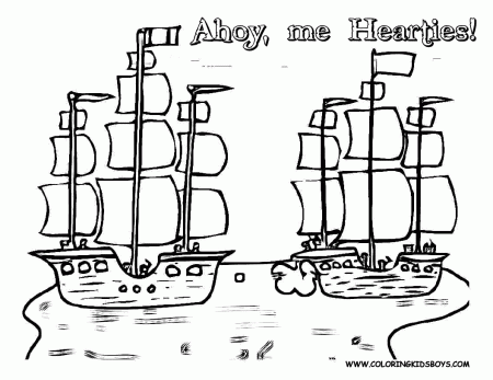 Battle Pirate Coloring Pages - Coloring Pages For All Ages