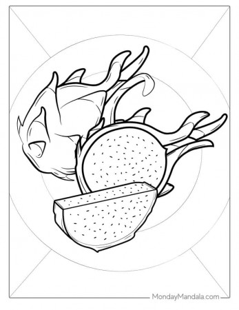 23 Fruit Coloring Pages (Free PDF Printables)