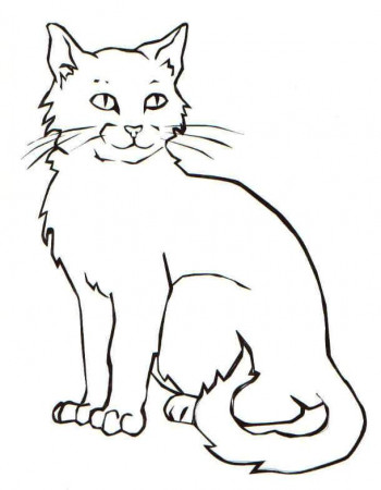cat coloring pages for kids | Online Coloring Pages