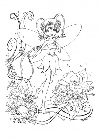 Coloring Pages : Best Evil Fairy Coloring For Adults Images ...