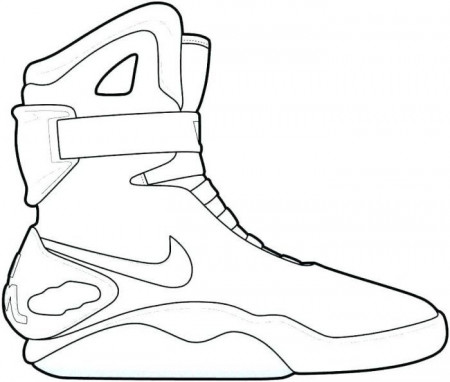 on ecolorings.info | Pictures of shoes, Coloring pages, Sneakers  illustration