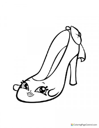 high heel | Coloring Page Central