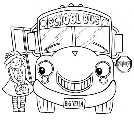 Free Printable School Bus Coloring Pages For Kids | Coloring pages, School coloring  pages, School bus