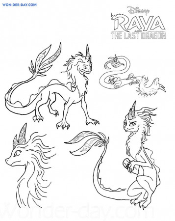 Raya and the Last Dragon coloring pages - 70 Free coloring pages