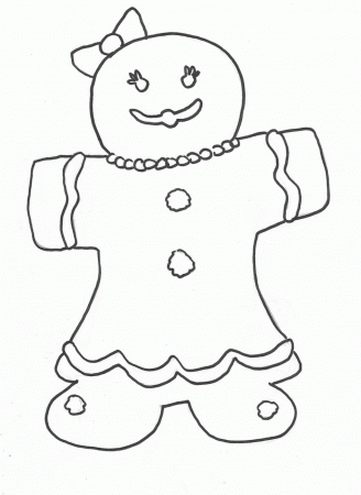 Free Coloring Pages Of The Gingerbread Man Christmas Coloring ...